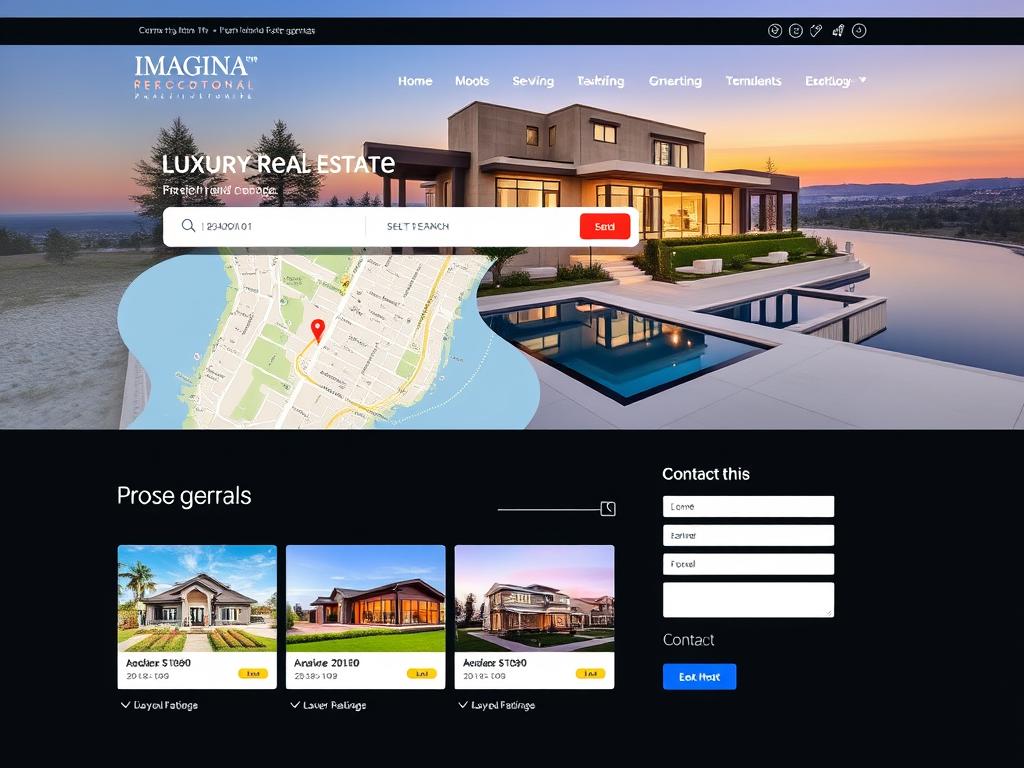 Site vitrine pour agence immobilière développé par imagin.pro avec recherche de biens Site vitrine pour agence immobilière développé par imagin.pro avec recherche de biens